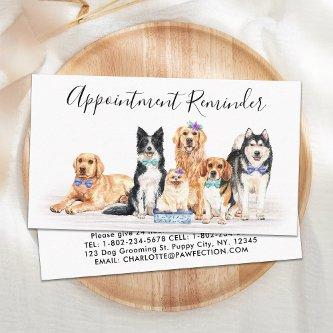 Dog Groomer Pet Sitter Appointment Reminder