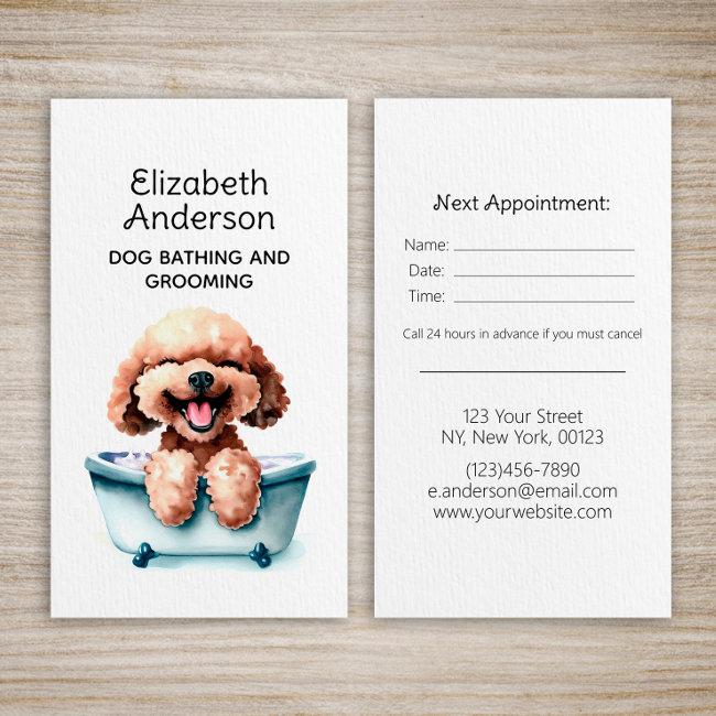 Dog Groomer Poodle Appointment