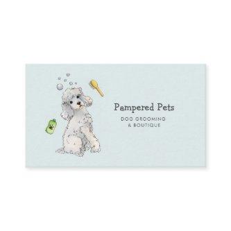 Dog grooming appointment card
