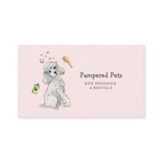 Dog grooming appointment card