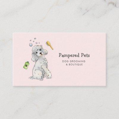 Dog grooming appointment card