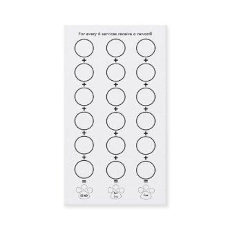 Dog Grooming  Loyalty Card