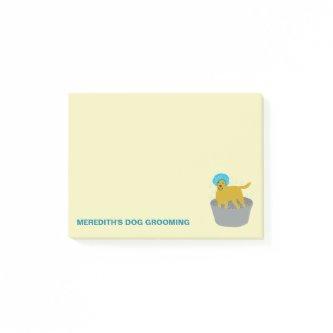 Dog Grooming Business Dog Groomers Personalized Post-it Notes