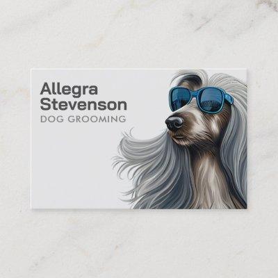 Dog Grooming Modern Simple Typography Hound