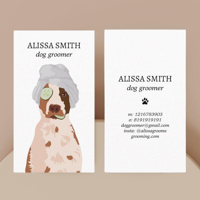 Dog Grooming Spa Funny Aesthetic