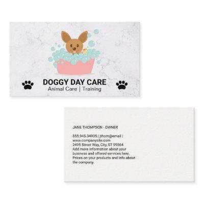 Dog in Bubble Bath | Animal Care