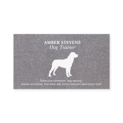 Dog Logo | Animal Care Services | Linen Background