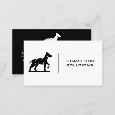 Dog Logo | Simple Black White