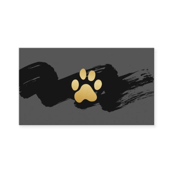 Dog Paw Print Brushed