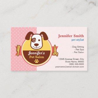 Dog Pet Spa Salon - Appointment Card