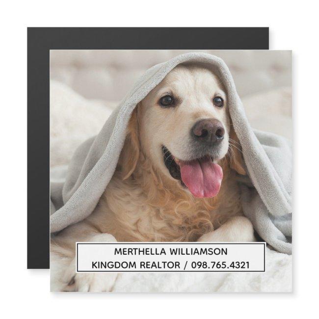 Dog Photo Custom Magnet