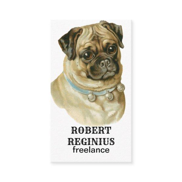 Dog Pug Vintage