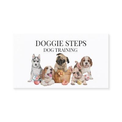 Dog Puppy Training Watercolor Pet Services Walker