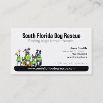 Dog Rescue Non Profit Black Tagline