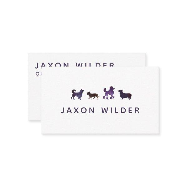 Dog Space Constellation Silhouette Minimal