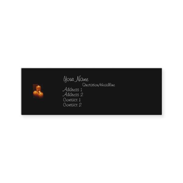 Dog Tags and Candles - Military