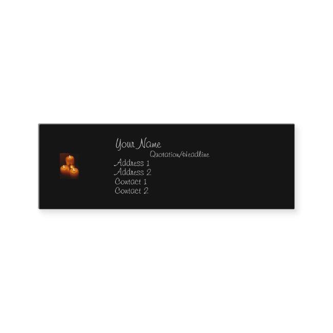 Dog Tags and Candles - Military