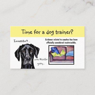 Dog Trainer Whimsical Dog Yellow Highlight