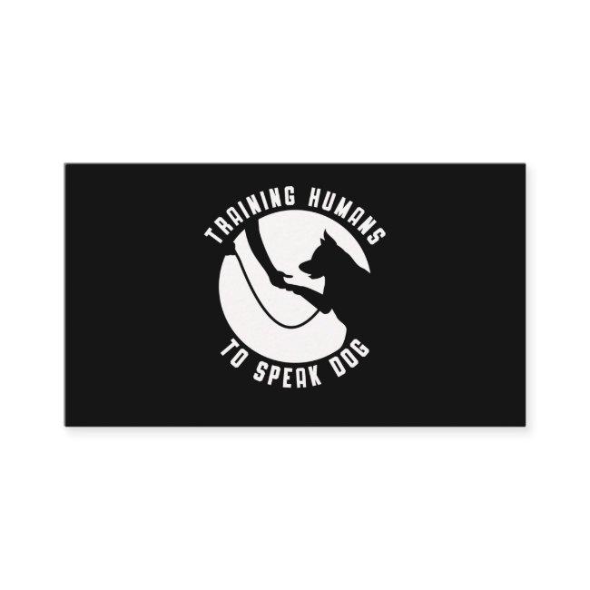 Dog Trainer Women Men Dog Agility Training