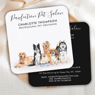 Dog Walker Pet Sitter Groomer Professional QR Code Square
