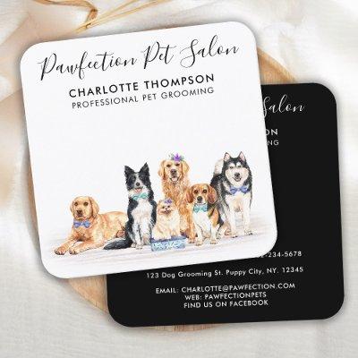 Dog Walker Pet Sitter Groomer Professional QR Code Square