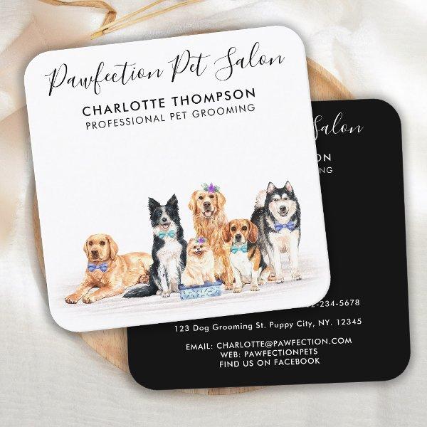 Dog Walker Pet Sitter Groomer Professional QR Code Square