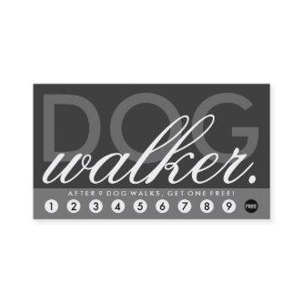 dog walker rewards program loyalty card