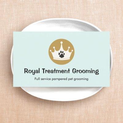 Dog Walking and Grooming Service Dog Paw Print