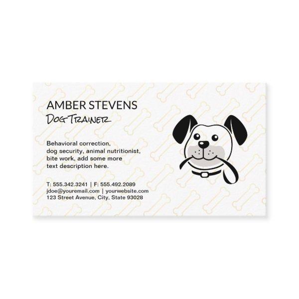 Dog with Leash | Dog Bone Pattern