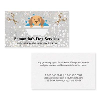 Doggie Bath | Soap Bubbles Scissors