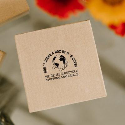 Don´t judge a box by it´s cover, Reuse & Recycle, Rubber Stamp