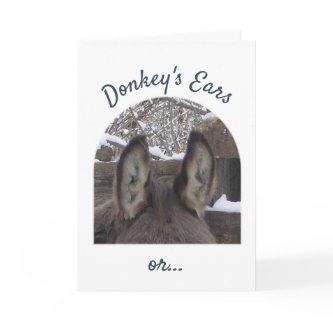 Donkey's Years Card