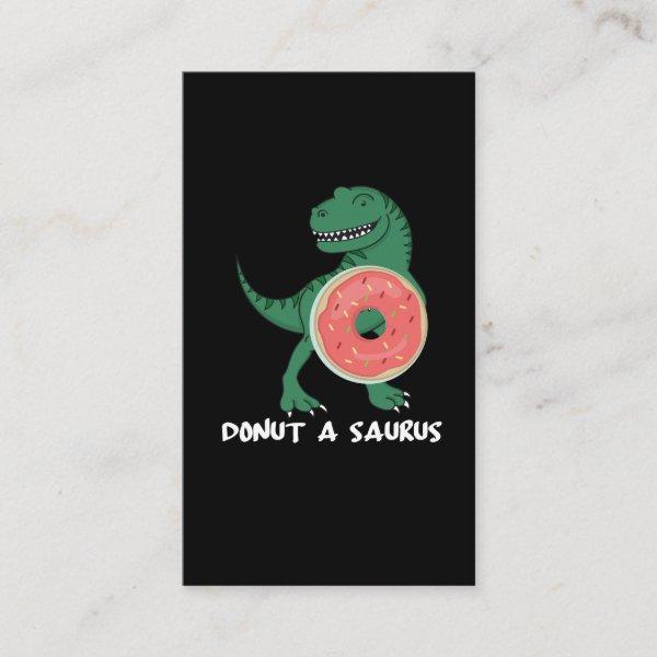 Donut Dinosaur Foodie Dino Lover