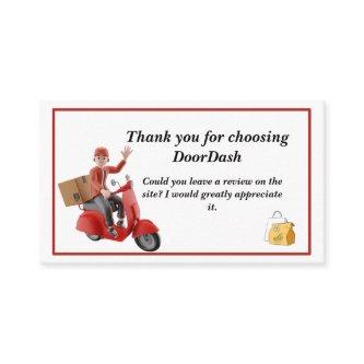 Doordash Delivery Driver Thank you