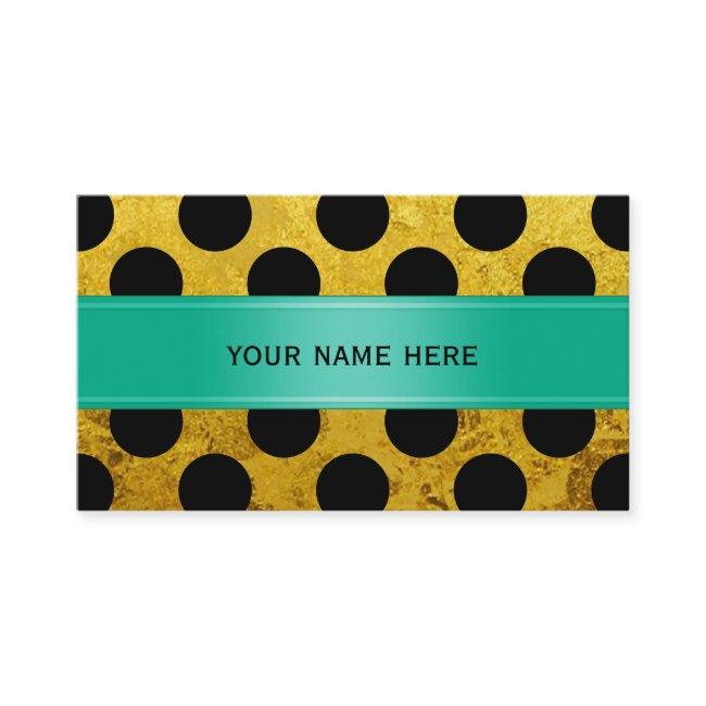 Dots seamless pattern black + your back