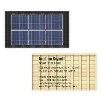 Double-Sided Rooftop Solar Energy Black Roof