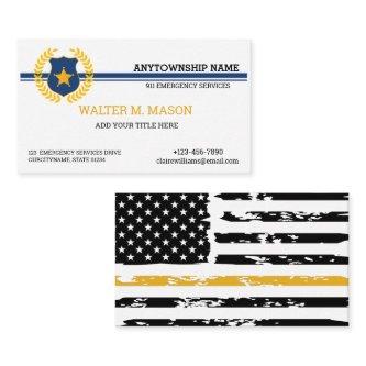 Double Thin Blue Line Police  Flag