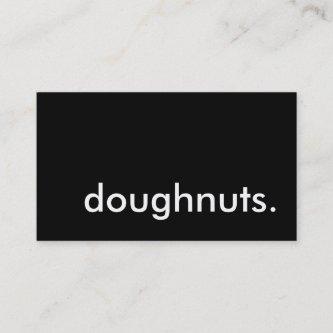 doughnuts. loyalty punch card