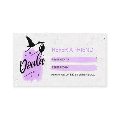 Doula Birth Coach REFER A FRIEND