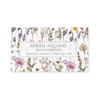 Doula Floral Wildflowers Pattern