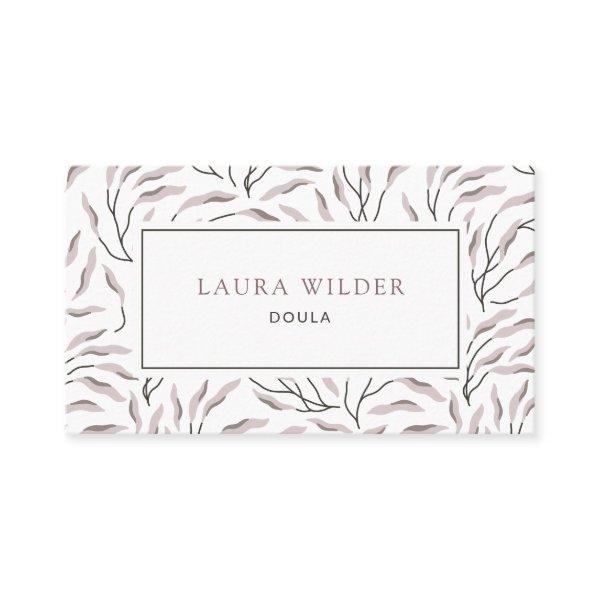 Doula Flowing Leaves Pattern