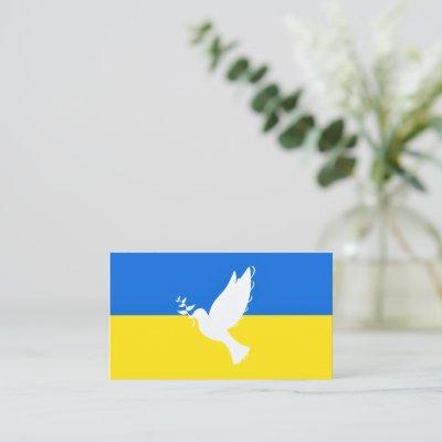 Dove of Peace Flag of Ukraine - Freedom