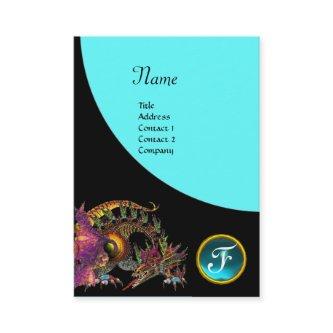 DRAGO GEM STONE MONOGRAM black blue turquase