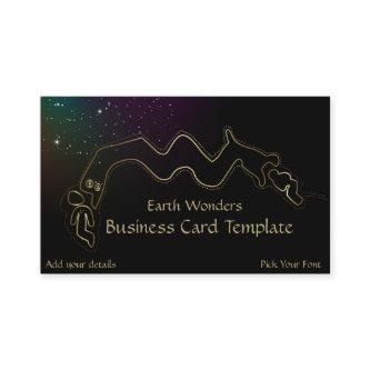 Dragon Geoglyph Nazca Line Peru Gold
