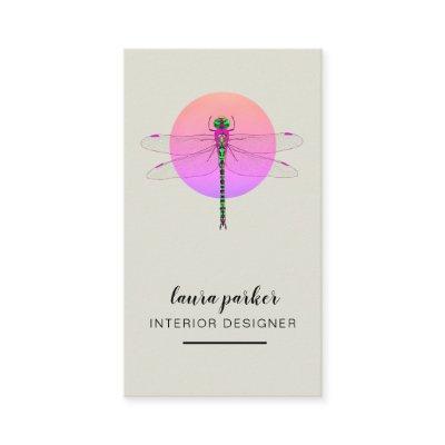 Dragonfly Creative Designer Nature Pink