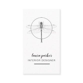 Dragonfly Creative Designer Nature White Simple