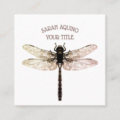 Dragonfly Curved Type Garden Design Square