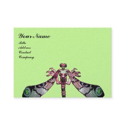 DRAGONFLY ,green ,black pink gold metallic