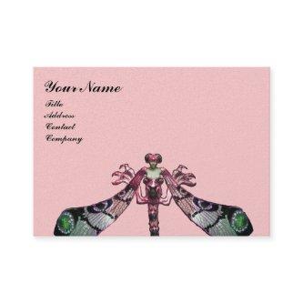 DRAGONFLY ,green ,black pink gold metallic