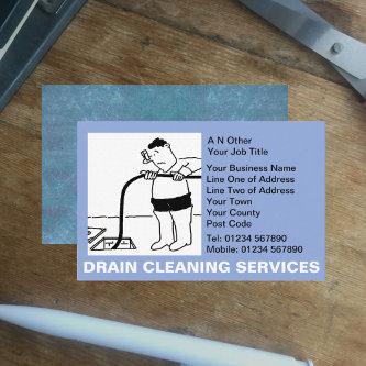 Drain Cleaning Services Cartoon
